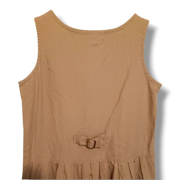 Vintage Via Sant Andrea Jumper Dress-Size 9/10-Pockets-1990s-Adjustable Back - Picture 6 of 9